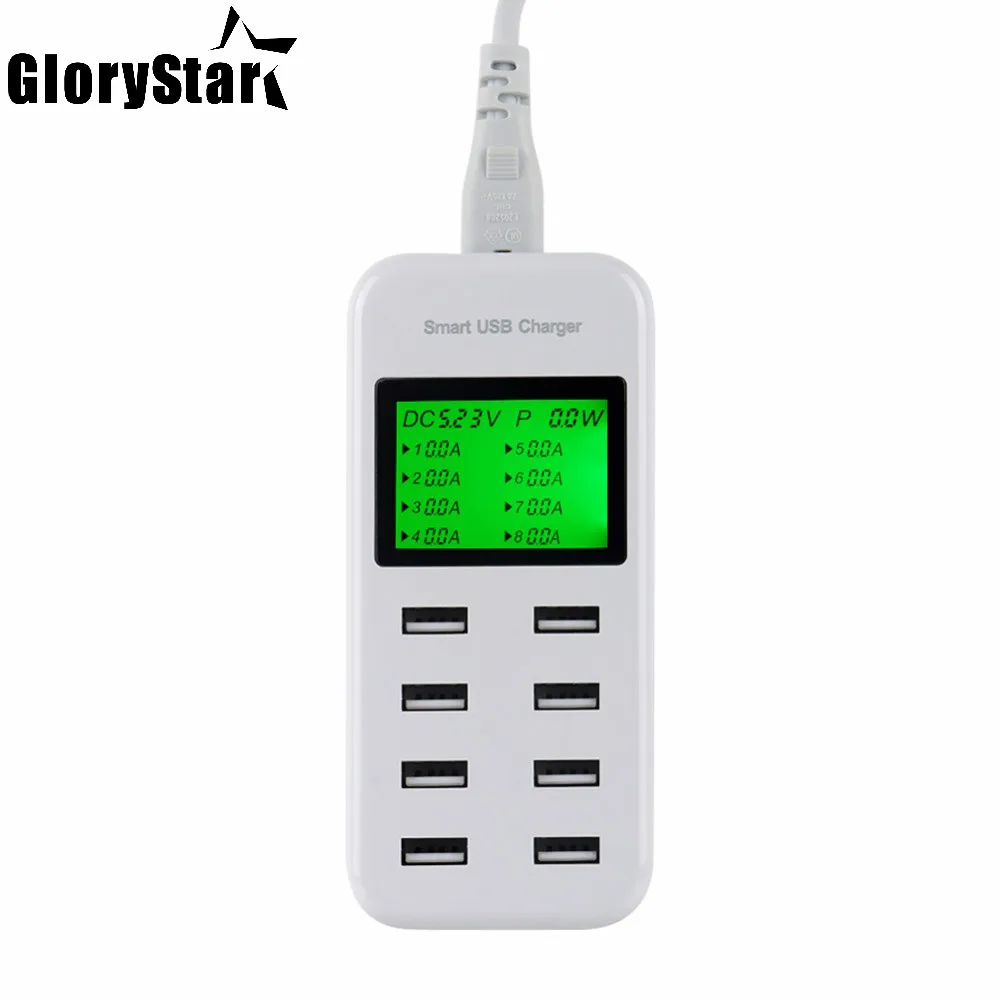 

Умное зарядное устройство с 8 USB-портами, 40 Вт