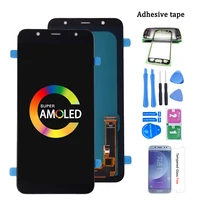 super amoled for samsung galaxy a6 plus 2018 a605 a605fd lcd display touch screen digitizer assembly for samsung a6 plus a6 lcd
