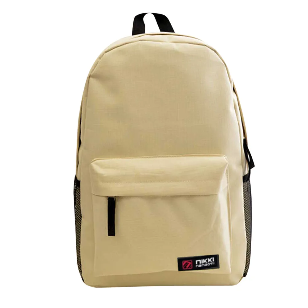 Женский рюкзак из ткани Оксфорд черный школьный для молодых девушек школьная