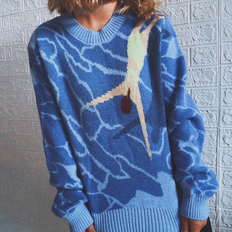 Повседневная куртка с круглым вырезом и длинным рукавом простой трендовый