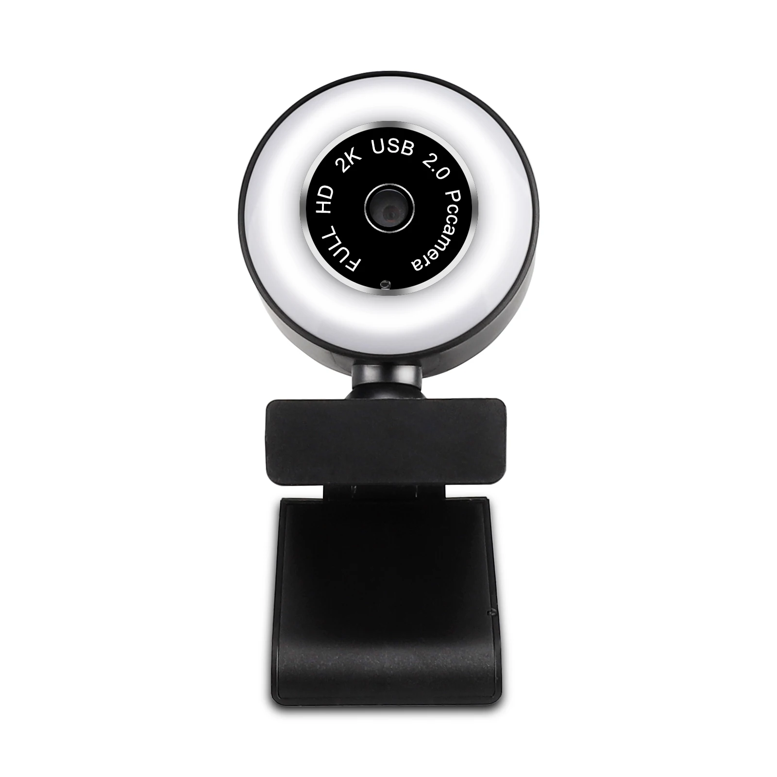 

HD 1080P Webcam Computer PC 2K Web Camera With Microphone For Live Broadcast Video Calling Conference Camara Fill Light Web Cam