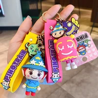 2020 cartoon doll keychain girl cute popsicle cate keyring kids food bag pendant purse decoration creative key chains hot sale