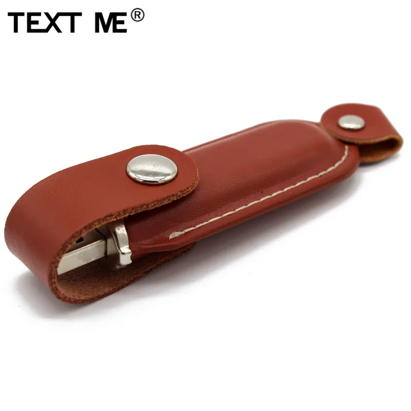 TEXT ME черный цвет кожа с цепочкой для ключей Модель 64 Гб usb флеш накопитель 2 0 4 ГБ 8 16