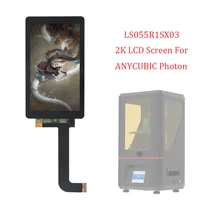 lcd for anycubic photon 3d printer 2k lcd screen with glass protector film ls055r1sx03 light curing display screen no backlight