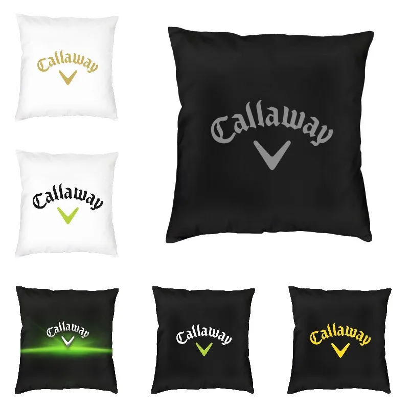 

Golf Logo Nordic Throw Pillow Cover Living Room Decoration Athletic Sports Cushions for Sofa