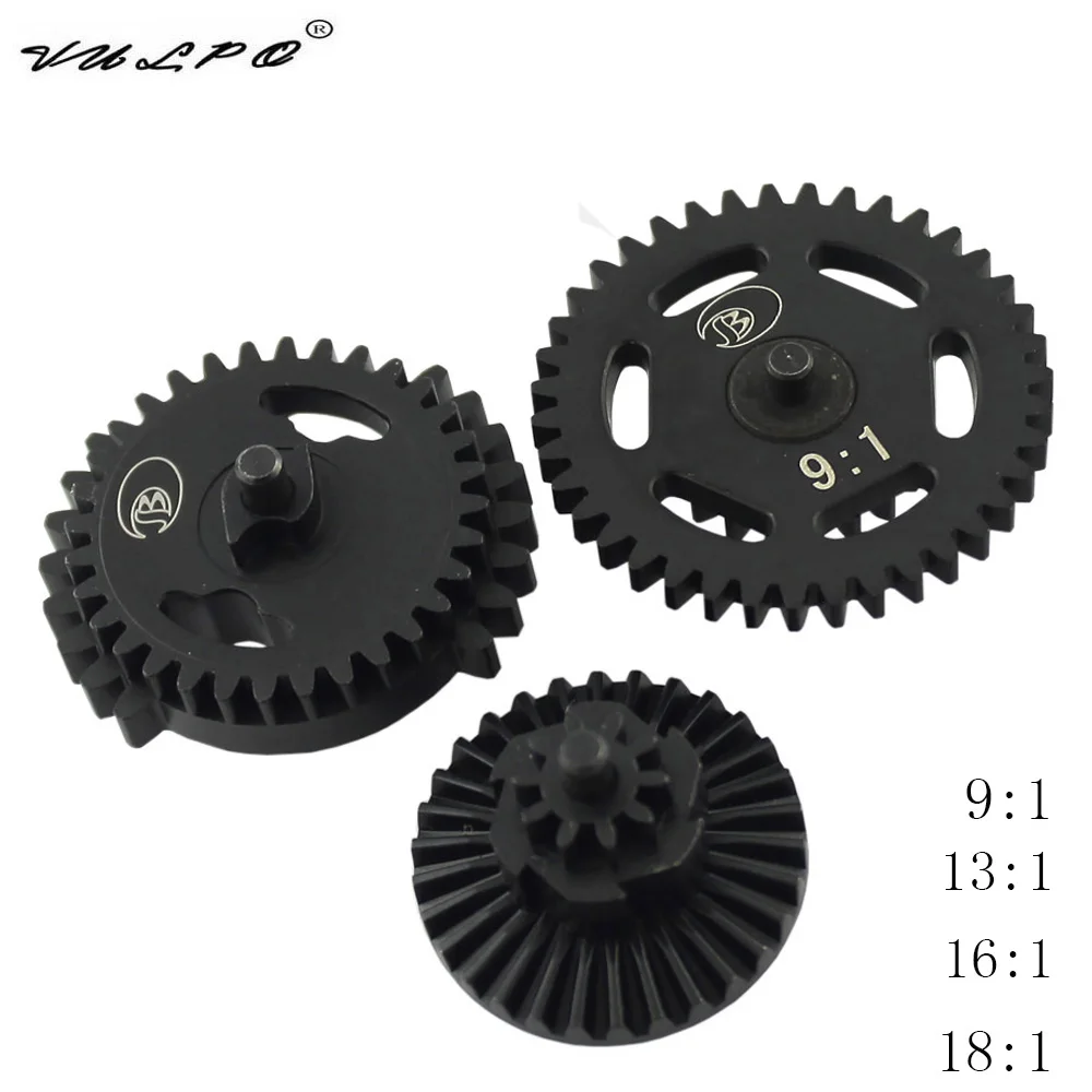 Новый косозубая Шестерня из титанового сплава, 9:1 13:1 16:1 для Airsoft Ver.2/3