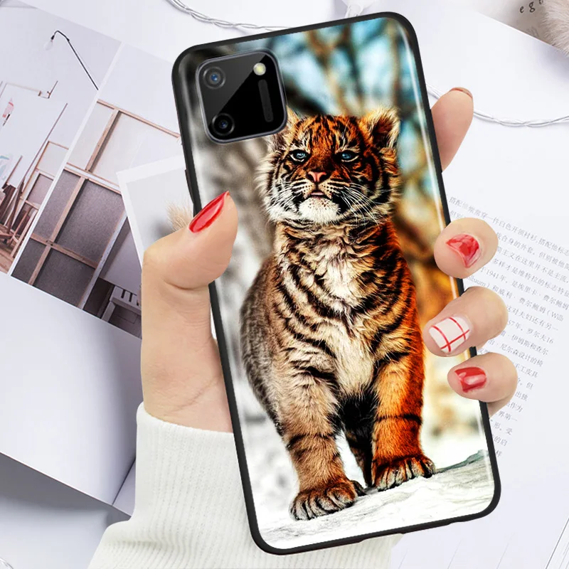 

Cool Animal Powerful Tiger For OPPO Realme 7i C17 7 6 6S 6i 5 5S 5i 3 3i 2 Narzo 10 20 Pro Global 5G Phone Case
