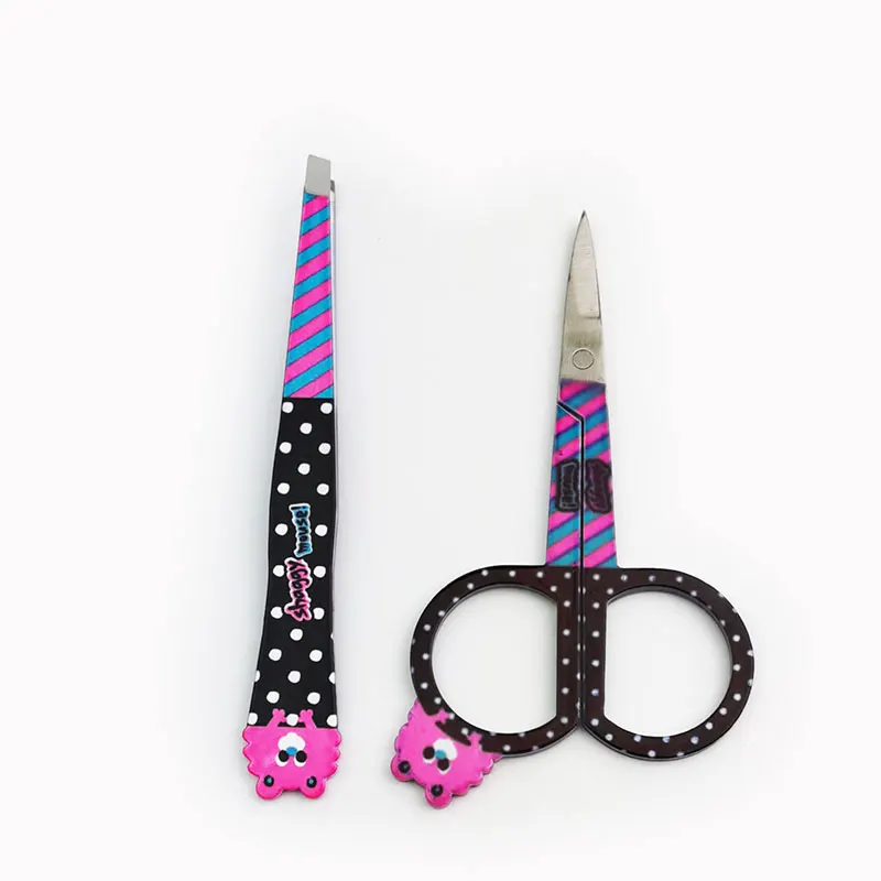 Профессиональный пинцет для бровей ножницы ресниц искусственный