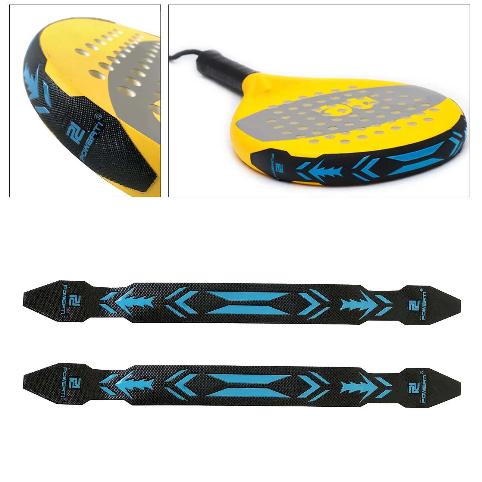 

2x Paddle Tennis Tape Headguard Beach Tennis Racket Wrap Guard Gear