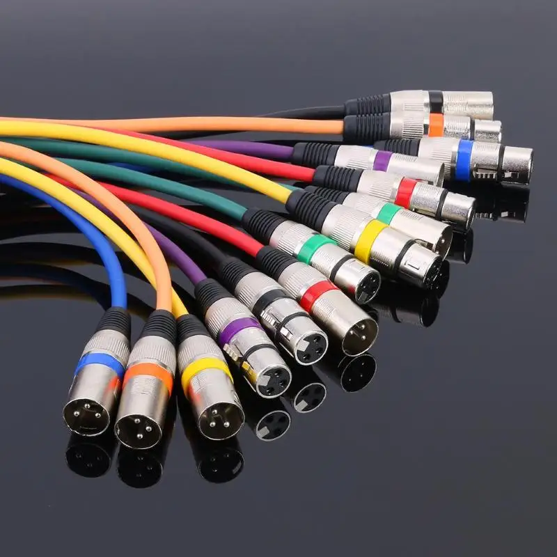 Аудиокабель HiFi из цинкового сплава 3Pin XLR папа в мама сбалансированная вилка