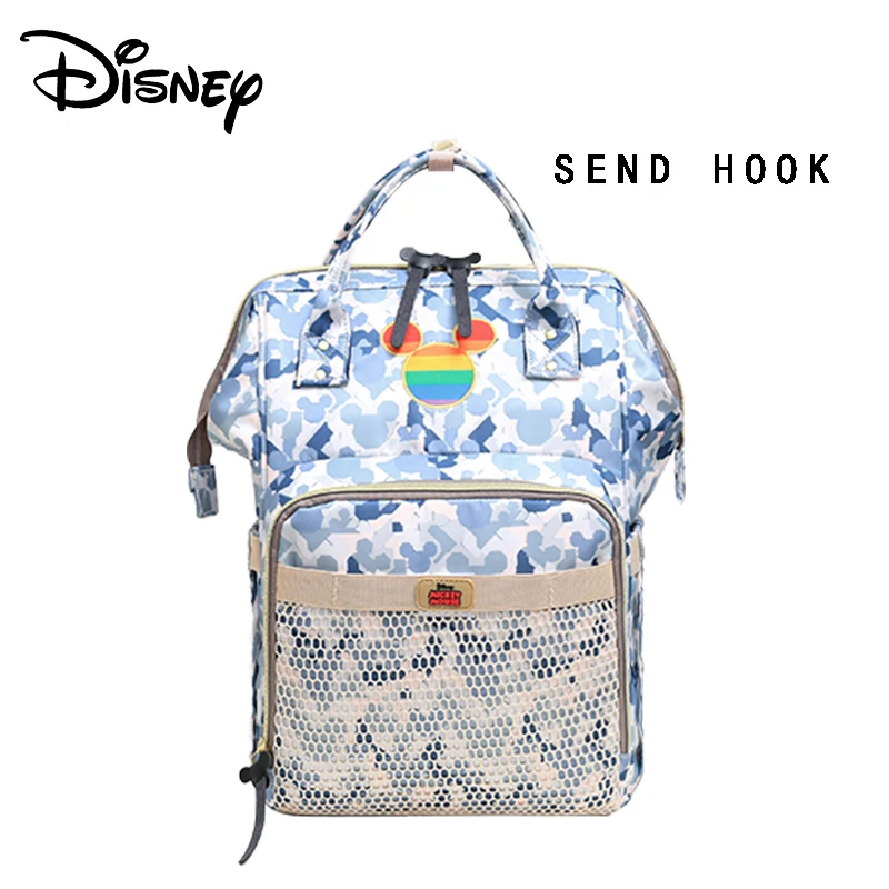 Сумка для подгузников disney, рюкзак, детские сумки для мамы, USB, для путешествий, влажный подгузник для мальчиков и девочек, органайзер для подгузников, Микки, Минни, коляска, инвалидные коляски - Цвет: bb0099