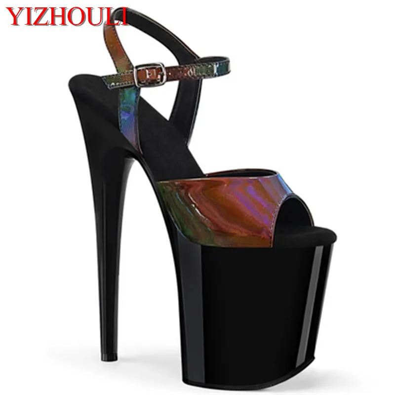 8 inch, summer sandals, pole shoes for changeable vamp parties and nightclubs, 20 cm high heel models, dancing shoes