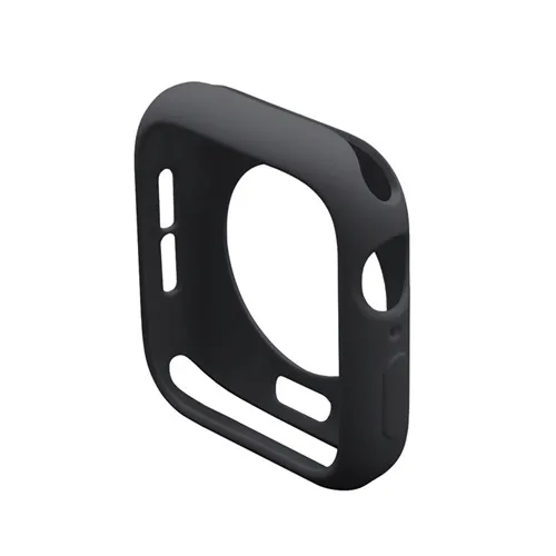 black 40 мм 44 мм чехол для часов для apple watch 5 apple watch 4 correa iwatch защитный бампер чехол покрытие оболочка аксессуары для часов - Цвет: black