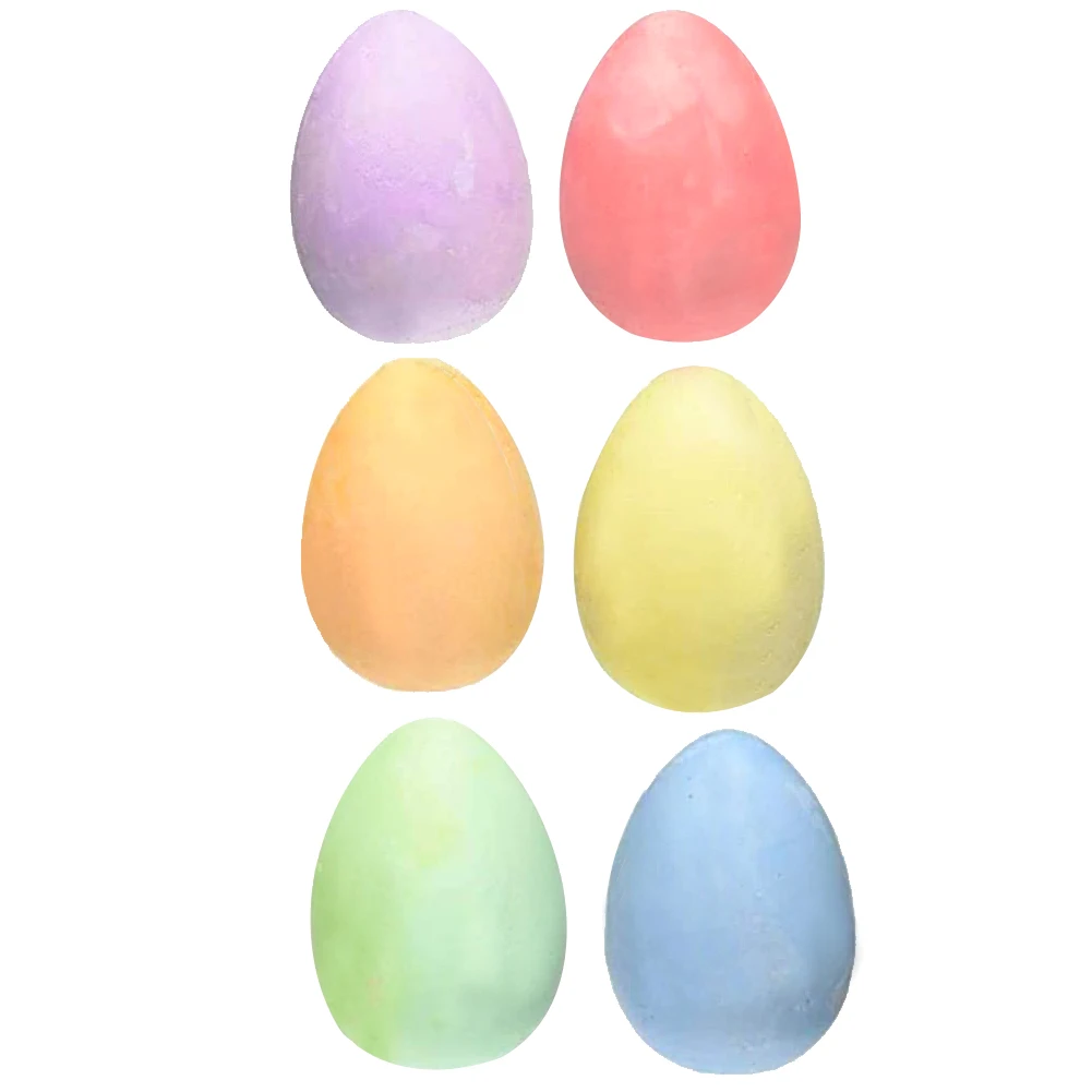 6 шт. картина для черных досок без пыли граффити цветной мел на тротуаре уличный