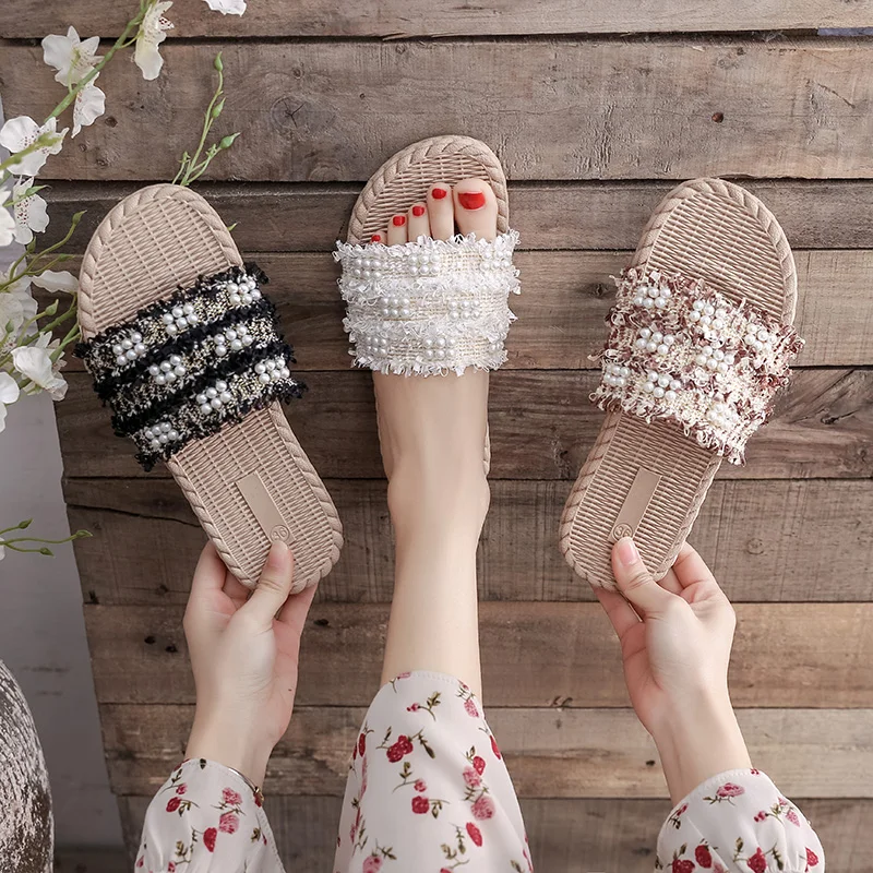 

Shoes Woman's Slippers Low Luxury Slides 2021 Designer Soft Flat Basic Rome Fashion PU Slippers Casual Shoes Slides Low Slipers