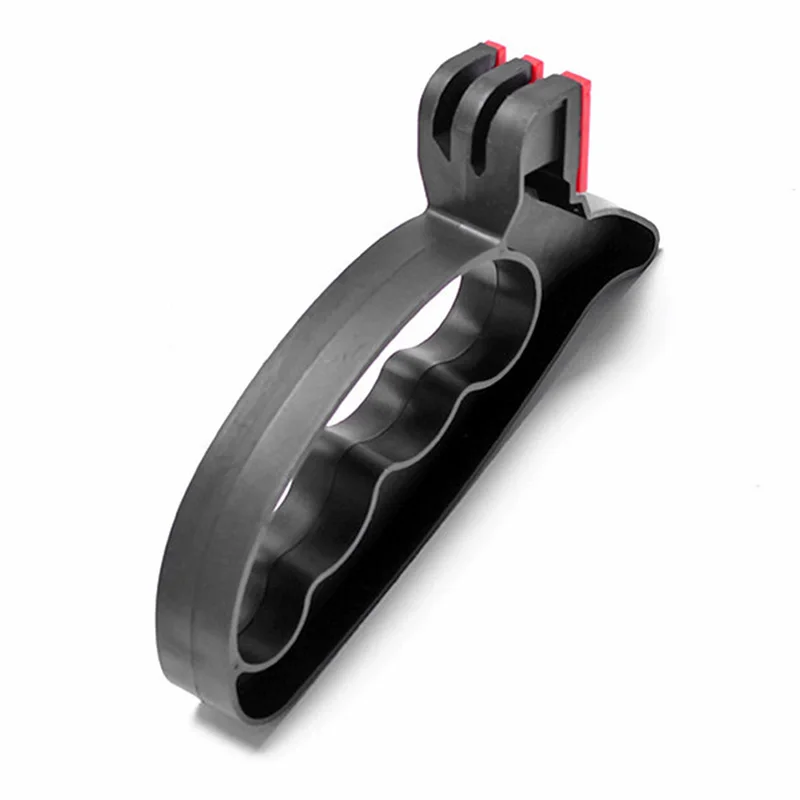 

2 In 1 Knife Sharpener Ceramic Kitchen Knife Shears Scissors Sharpening Tools Diamond Coated Non-slip Base Stainless Steel