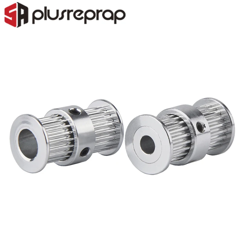 Шкив GT2 с зубчатым механизмом двойной шкив 8 мм или 5 вал 20 Зубцов запчасти для