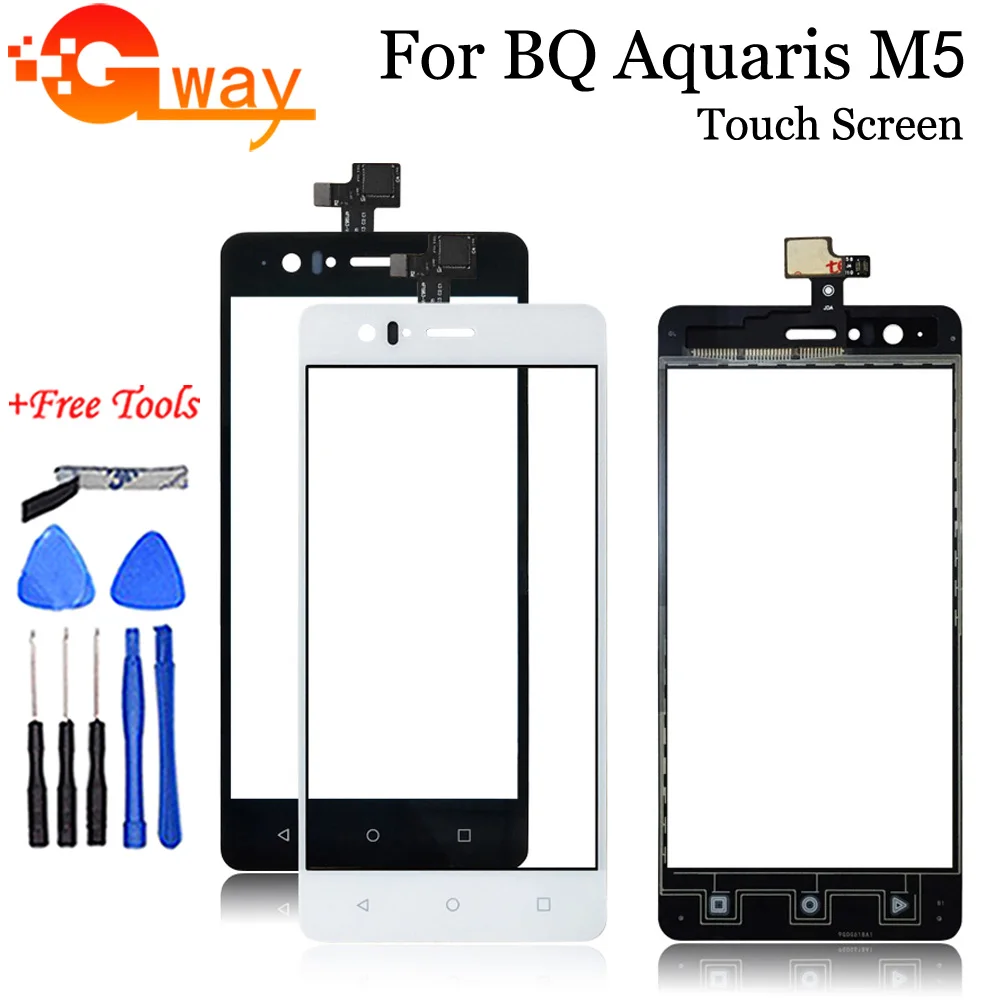 Сменный сенсорный экран для BQ Aquaris M5 черная сенсорная панель | Мобильные телефоны