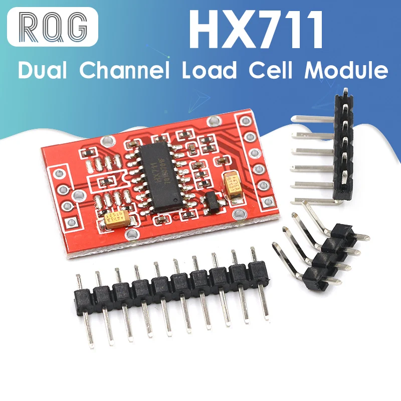 

10 шт. HX711 двухканальный 24-битный A/D Модуль датчика взвешивания с металлической доставкой