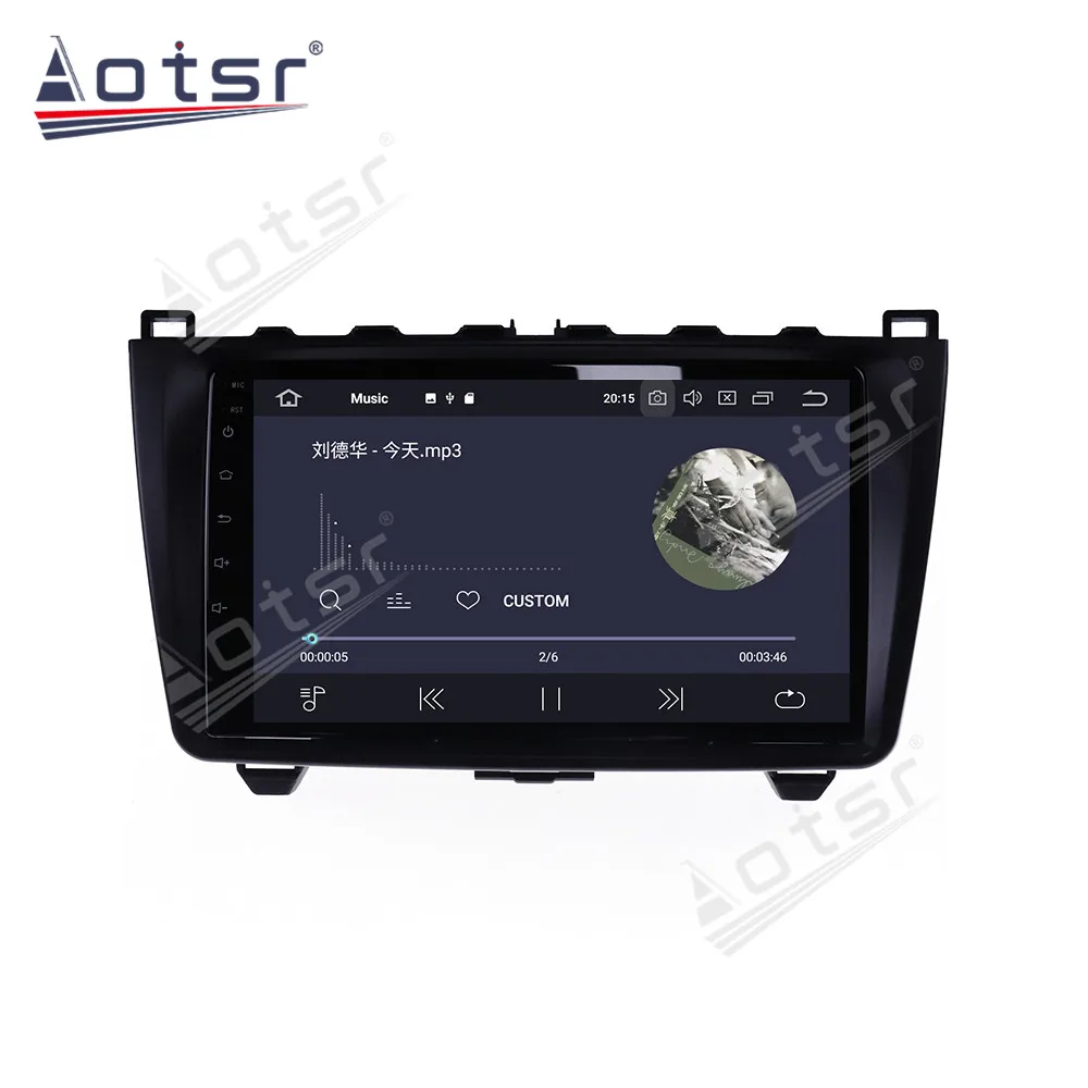Android 10 0 GPS-навигатор радиоплеер для Mazda 6 2008-2012 видеоплеер стереоголовное