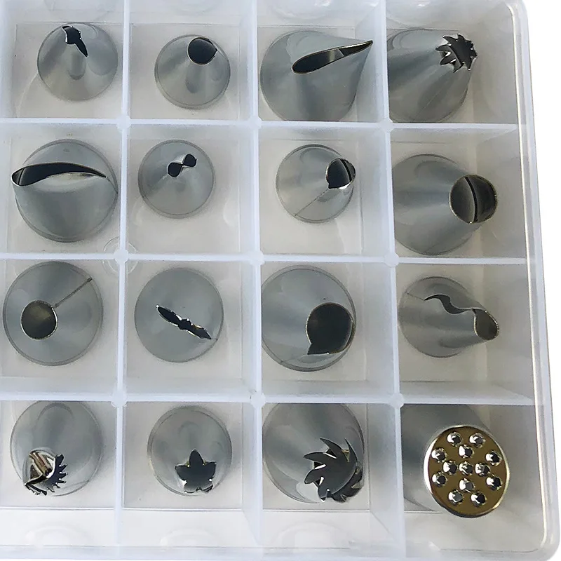 

24PCS cake decorating mouth Cake stainless steel mould Cake decoration tools Baking tools