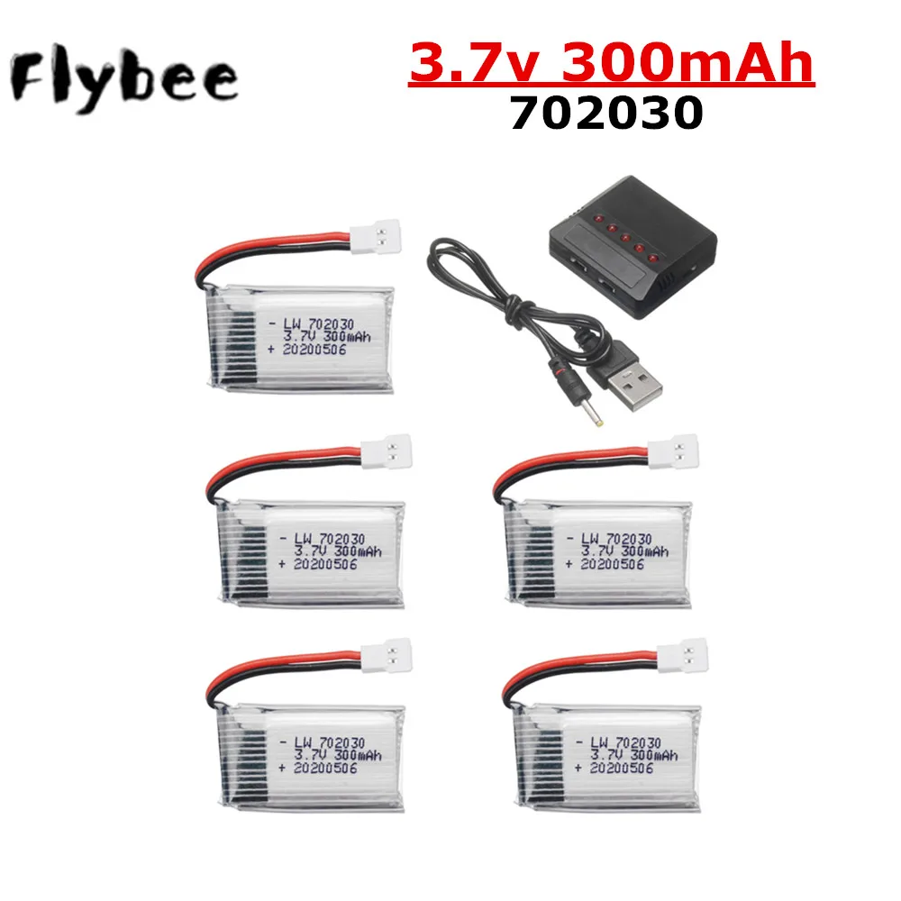 Аккумулятор Lipo 3 7 в 300 мАч для Udi U816 U830 F180 E55 FQ777 FQ17W Hubsan H107 Syma X11C FY530 комплект