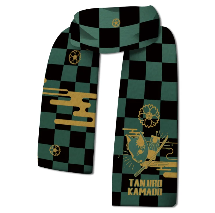 

Anime demon killer Cosplay scarf clothing accessories men's and women's Christmas gifts