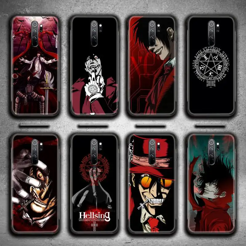

Anime Hellsing Alucard Fan Phone Case for Redmi 9A 9 8A 7 6 6A Note 10 9 8 8T Pro Max K20 K30 Pro