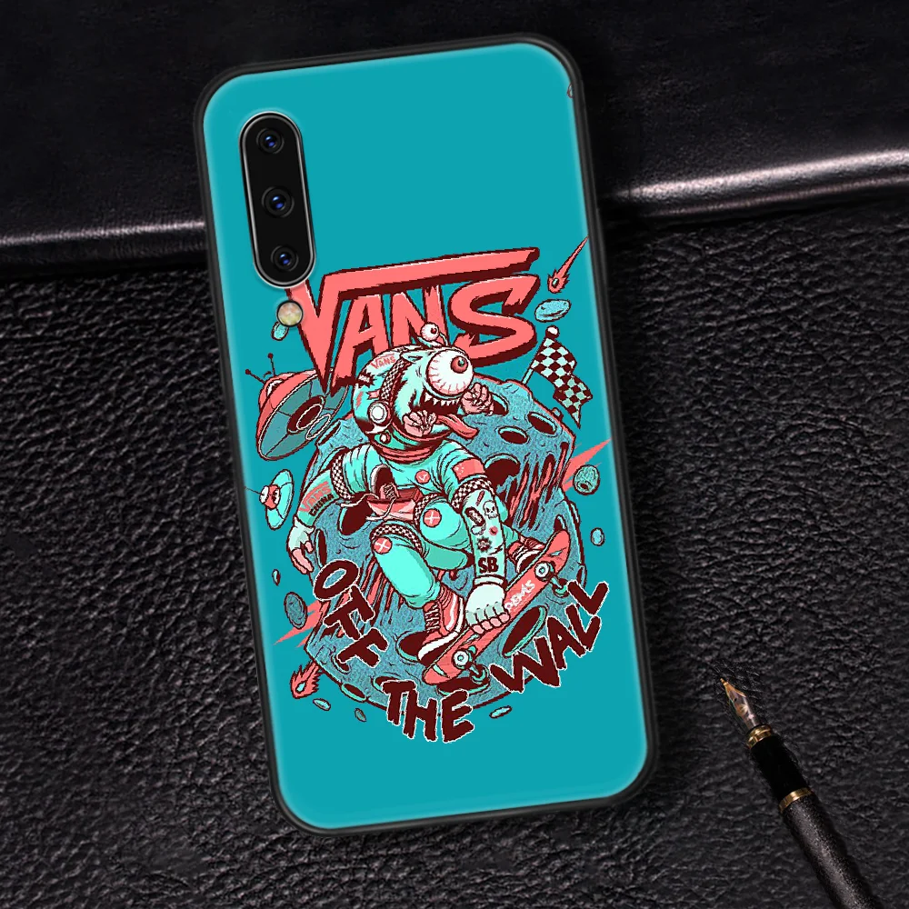 

Trend Skateboard Brand Vanes Phone Case Cover For Samsung Galaxy A7 8 10 20 20e 21 30 30S 31 41 50 50S 51 70 71 91 black Cover
