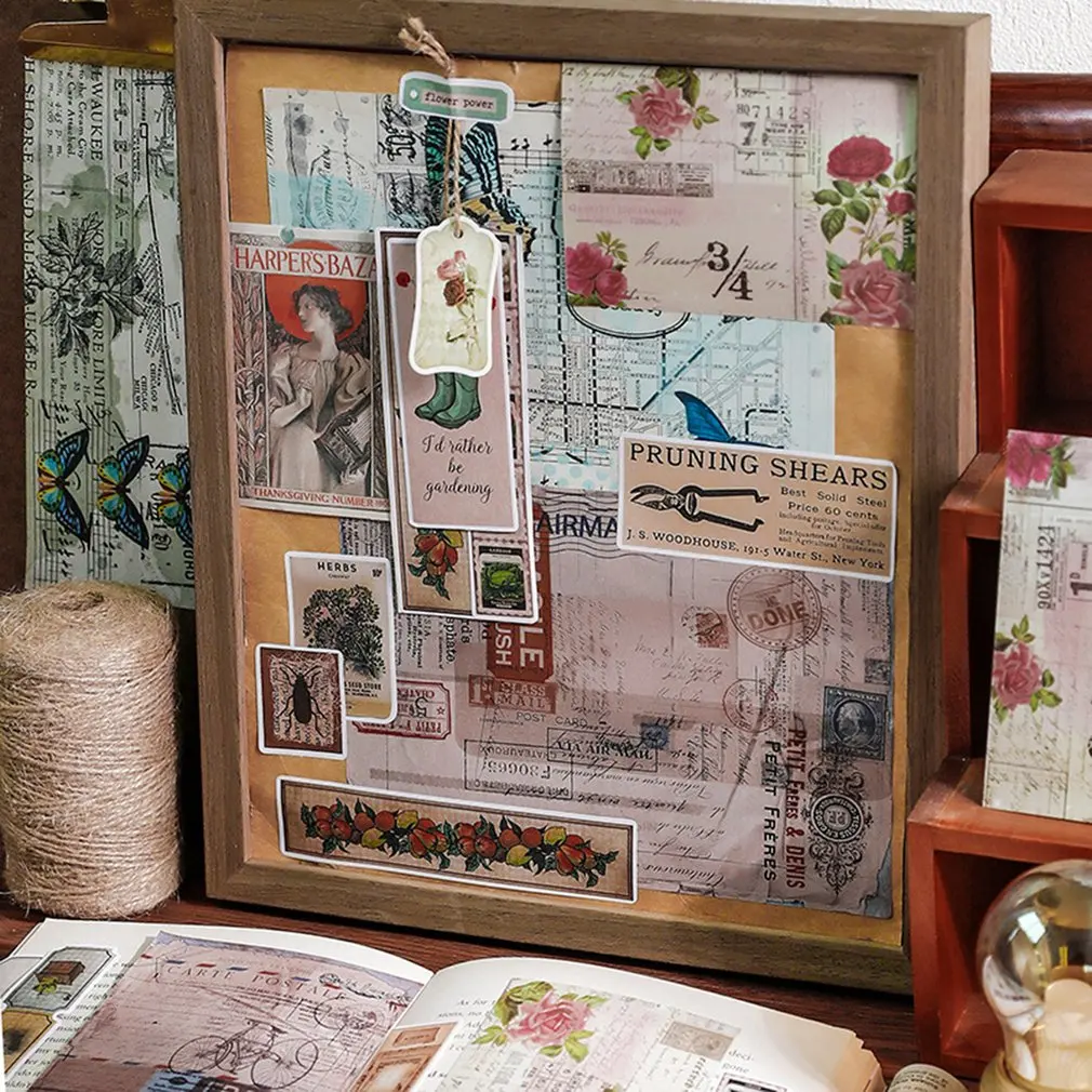 

90 шт./лот Kawaii канцелярские наклейки Ретро средневековая серия журнал коллаж дневник декоративные мобильные наклейки Скрапбукинг DIY