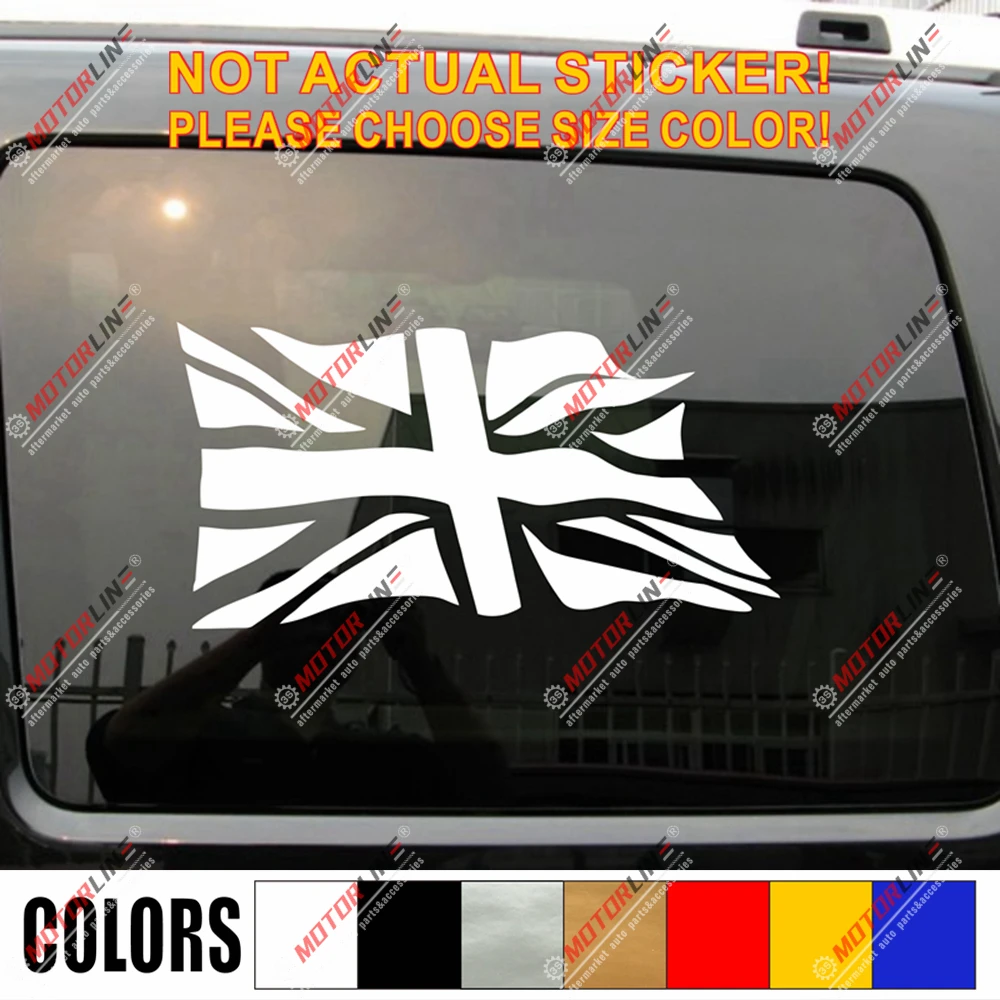 Виниловая наклейка британского флага британская виниловая одноцветная