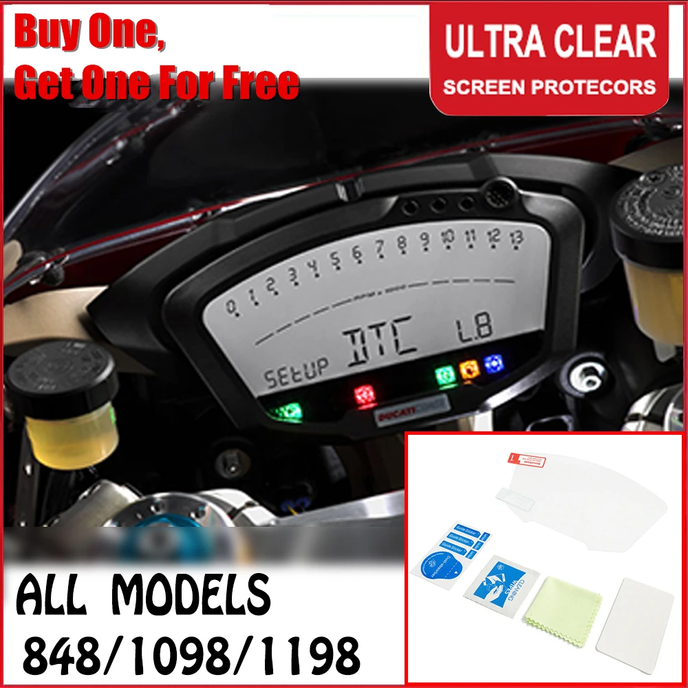 

Cluster Scratch Protection Instrument Speedometer Dashboard Film Screen Protector Sticker For DUCATI 848 1098 1198 2018 All Year