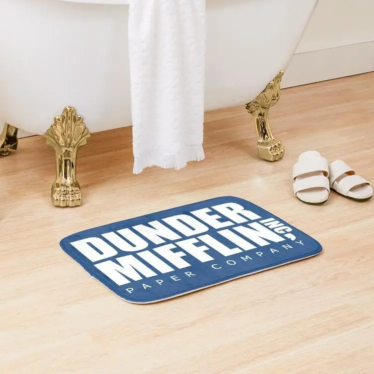 

Напольный коврик Dunder Mifflin, нескользящий бумажный коврик для ванной, туалета, спальни, гостиной, кухни