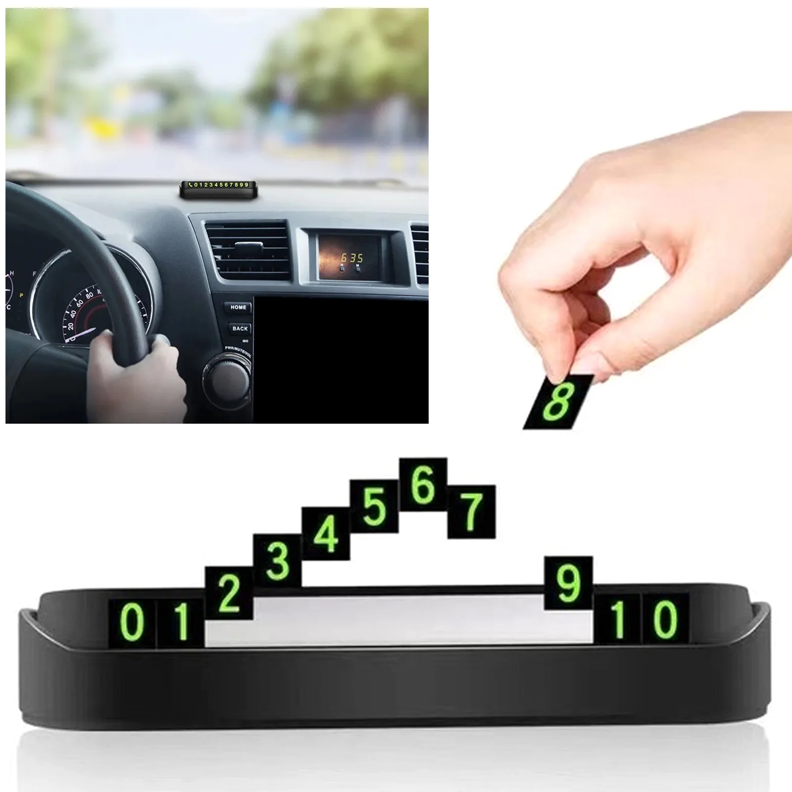 Номерная табличка для автомобиля номер телефона скрытый переключатель