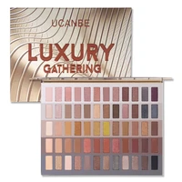 ucanbe 60 colors eyeshadow makeup palette shimmer matte luxury gathering shadows palette smoky pigment fashion beauty cosmetics