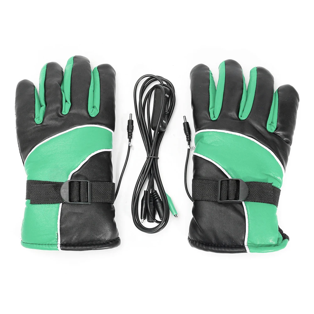 

Электрические перезаряжаемые перчатки 12 В, для езды на велосипеде, мотоцикле, скутере, варежки, уличный контроль температуры, теплые спорти...