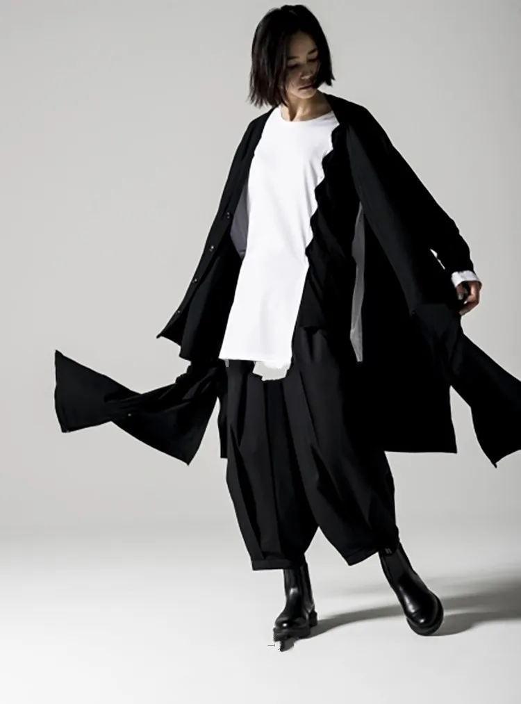 Оригинальный дизайн мешковатые брюки 2020 индивидуальный стиль одежда большой