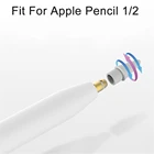 Запасной наконечник для Apple Pencil 1, 2, iPad Pro Stylus, ручка для тачскрина гладкий, белый, долговечный