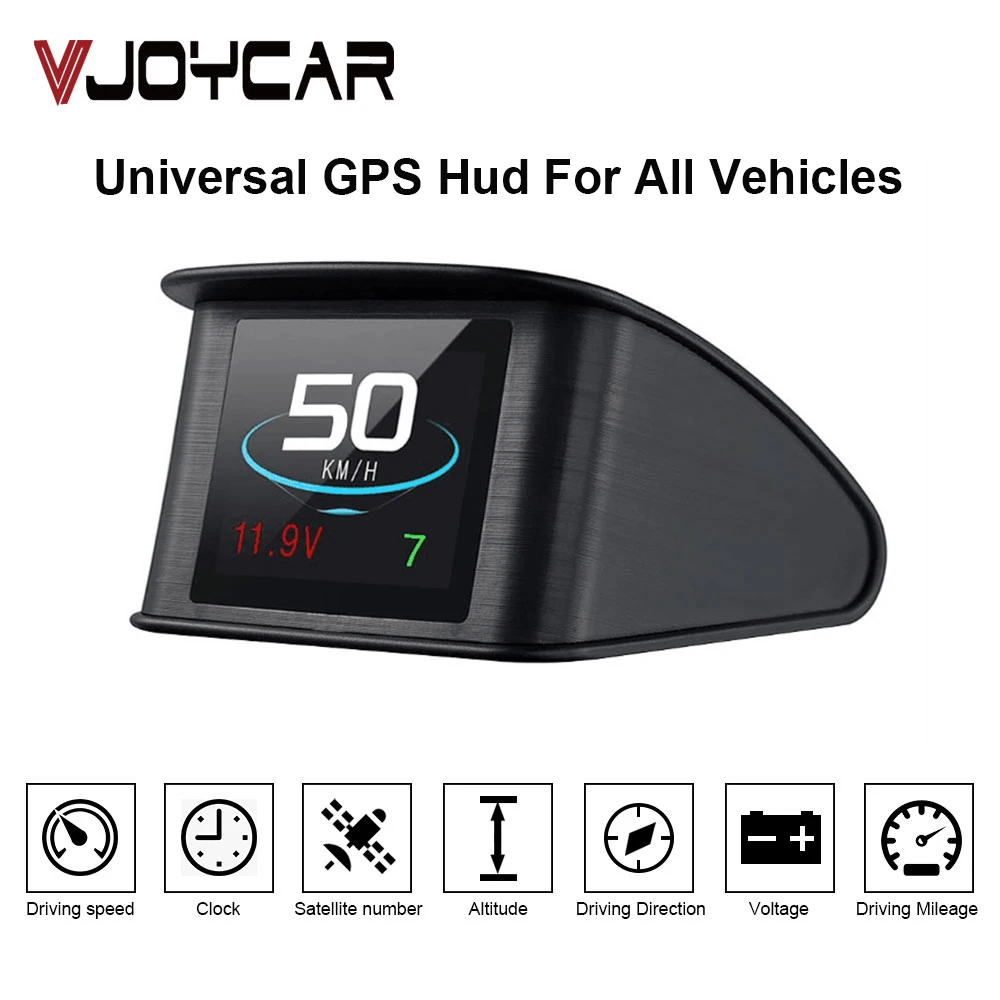 VJOYCar T600 Универсальный Автомобильный дисплей HUD цифровой GPS датчик скорости