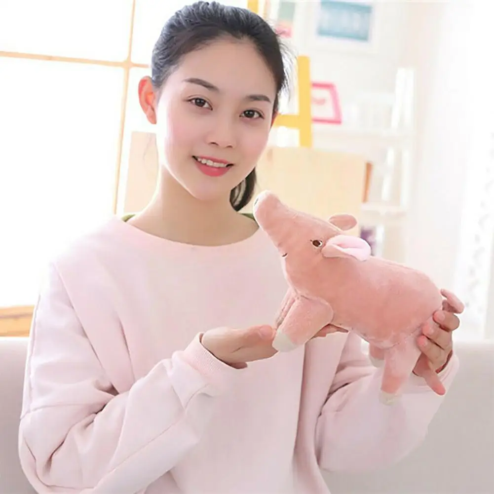 

25cm/40cm Cute Pink Pig Plush Animals Toy Cartoon Accompany Sleeping Plush Animals Toy Children's Plush Stuffed O7q2