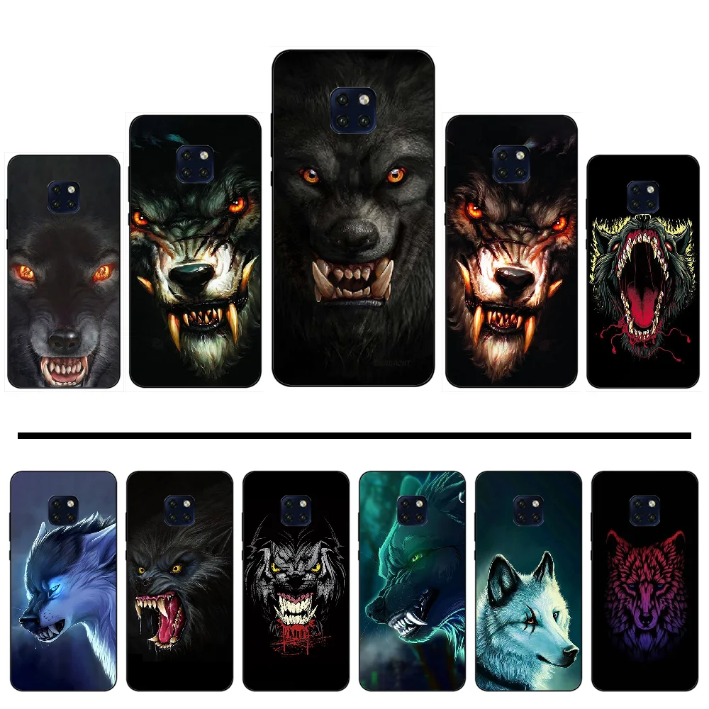 Wolf Fierce Snow Cartoon чехол для телефона Huawei Mate 9 10 20 Pro lite 20x nova 3e P10 plus P20 Honor10 | Мобильные