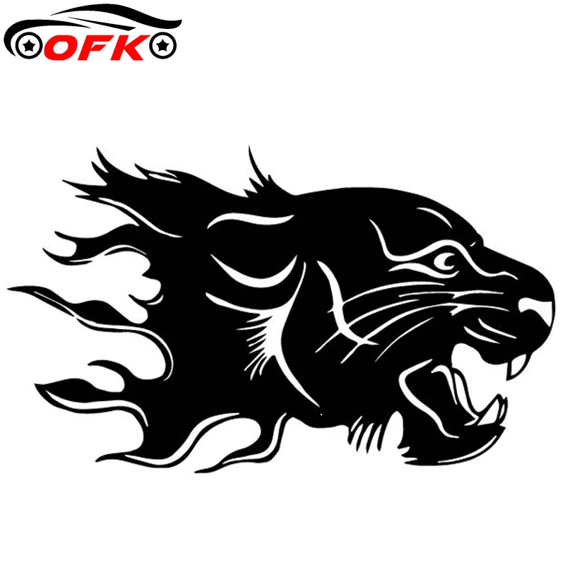 Автомобильная Виниловая наклейка с головой тигра OFK 16 7 см * 10 | Автомобили и