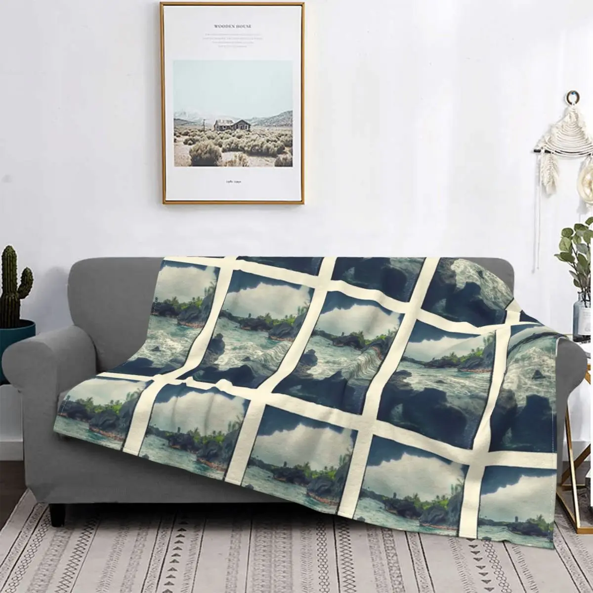 

Ocean Vibes 2 Blanket Bedspread Bed Plaid Cover Sofa Blanket Thermal Blanket Home Textile Luxury