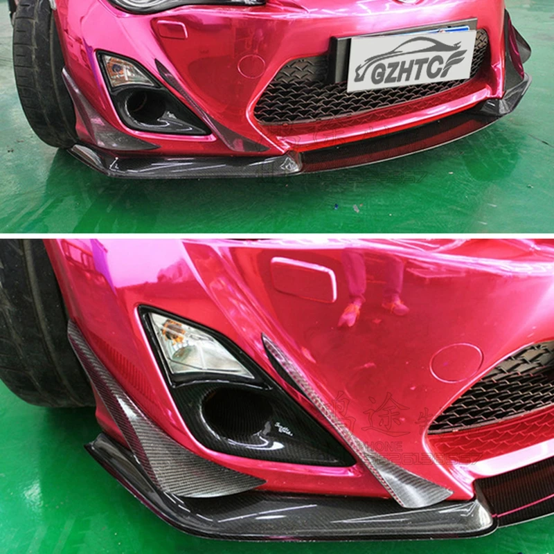Автомобильный Стайлинг для Subaru BRZ Toyota FT86 GT86 Scion FRS углеродное волокно передний