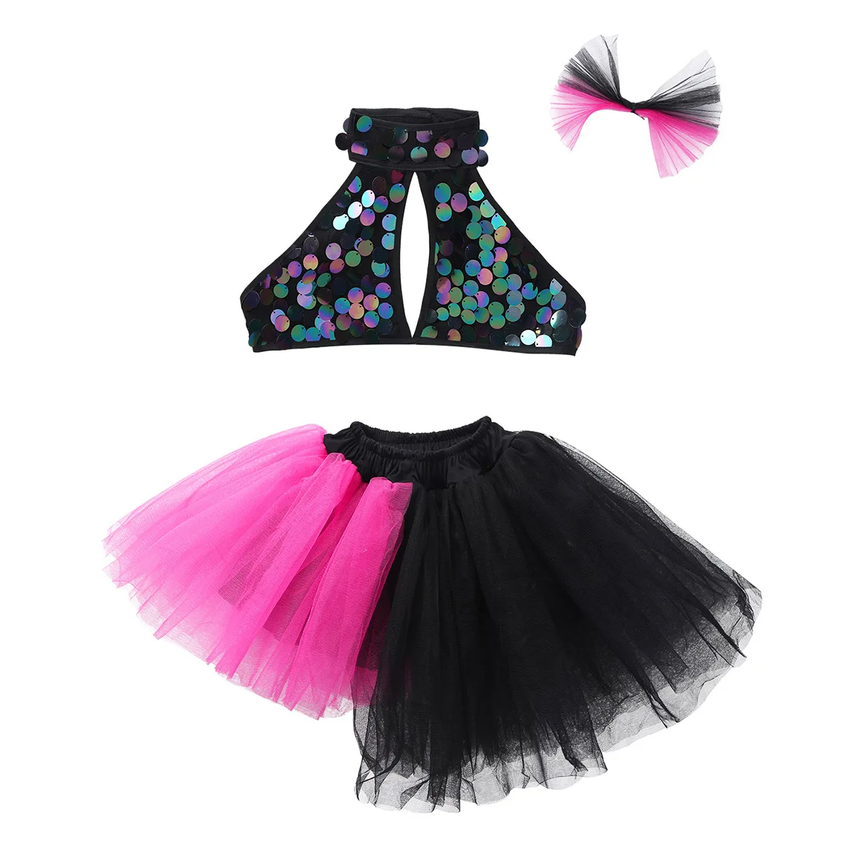 Современная танцевальная одежда для девочек в стиле джаз и сальсы Детские