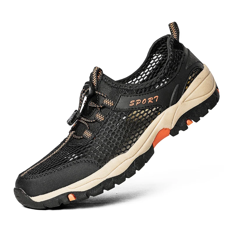 2020 мужская летняя дышащая походная обувь с вырезами мужские сандалии для отдыха