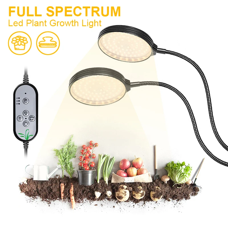 

Plant Light Intelligent Remote Control Dimming Plant Lights New Led Plant Growth Light Sunlight Full Spectrum Waterproof Clip