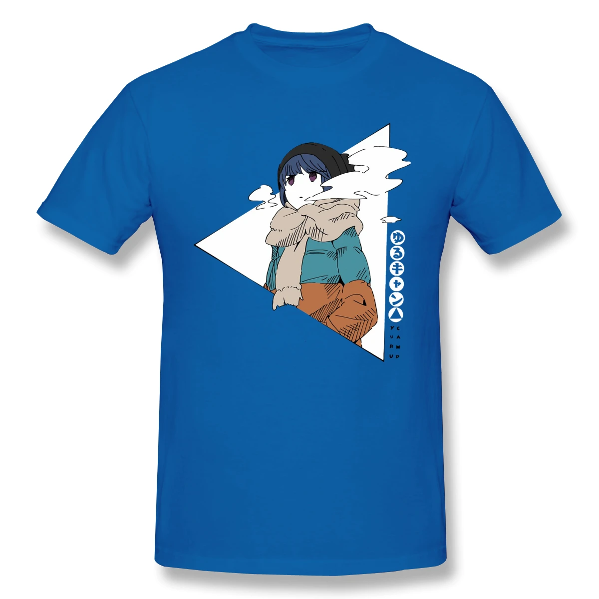 Мужские смешные футболки с рином Шима лагерные из чистого хлопка в стиле