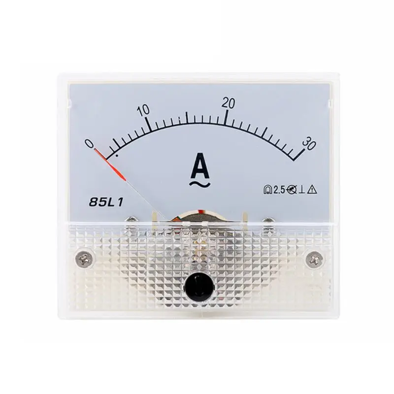 

85L1 AC Panel Meter Analog Panel Ammeter Dial Current Gauge Pointer Ammeter B85C