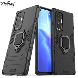 for oppo find x3 neo case armor pc magnetic suction stand full edge cover for oppo find x3 neo case for oppo find x3 neo x3lite free global shipping